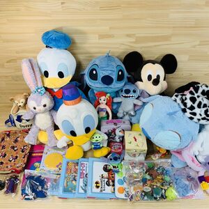 XX42590 まとめ売り Disney ディズニー ぬいぐるみ マスコット フィギュア ジェラトーニ スティッチ ダッフィー ドナルド アリエル