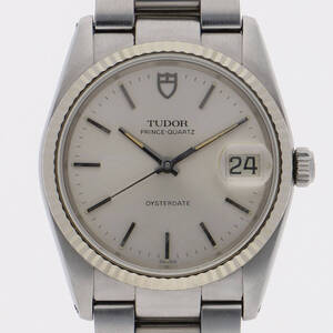 TUDOR チュードル 91534N プリンスデイト シルバーダイヤル SS クオーツ メンズ 【122726】