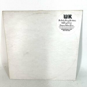 【非売品 レア 希少】※同梱可対応 U.K The Only Thing She Needs DANGER MONEY デンジャー・マネー 45RPM 輸入盤 NOT FOR SALE アルバム