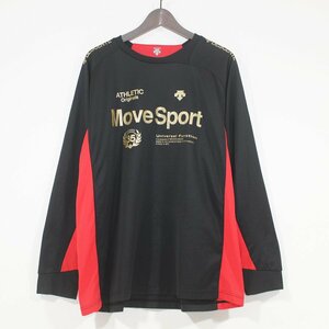 美品 DESCENTE デサント MOVE SPORT ムーブスポーツ 長袖スポーツシャツ 3L ビッグサイズ