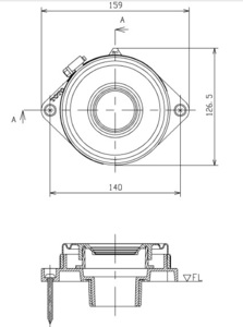 TOTO T64SP 排水ソケット（50塩ビ管用）