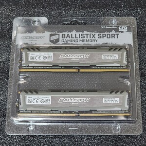 CRUCIAL BALLISTIX DDR4-2666MHz 16GB (8GB×2枚キット) BLS8G4D26BFSBK.8FBD 動作確認済み デスクトップ用 PCメモリ 