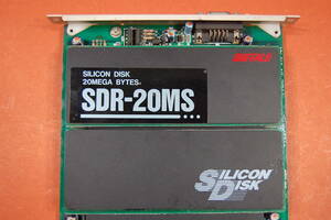 PC98 Cバス用 メモリボード Buffalo Silicon Disk SDR-20MS? 明細不明 動作未確認 現状渡し ジャンク扱いにて　S-149 0041 