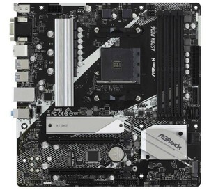 ASRock A520M PRO4 AM4 AMD A520 SATA 6Gb/s Micro ATX AMD Motherboard