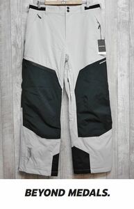 【新品】25 BEYOND MEDALS ZIP PANT 2L - XLサイズ - GREY 正規品 スノーボード ウェア パンツ