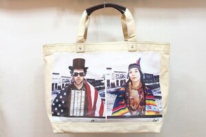 トミーヒルフィガー TOMMY HILFIGER キャンバストート　プリント　Free Arts NYC kz4004164013