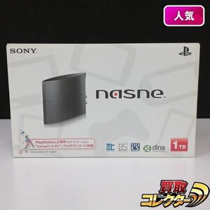 gA963b [動作未確認] SONY ナスネ nasne 1TB 本体 ACアダプター 電源コード LAN アンテナケーブル 印刷物 | ゲーム X