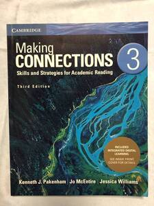 ●○ 新品 CAMBRIDGE Making CONNECTIONS 3 Skills and Strategies for Academic Reading Third Edition (英語の教科書) ○●