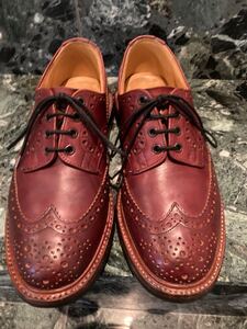 Tricker‘sbourtonバーガンディ UK7