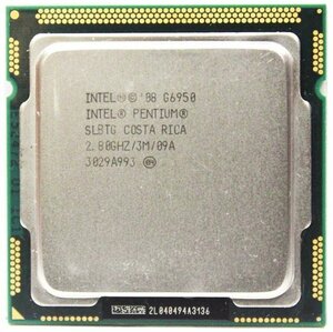 10枚組★安心初期付き★デスクトップPC用CPU Intel Pentium G6950 2.80Ghz 3M 動作品★送料無料