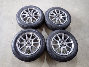 YS14346【送料無料165/65R14】タンク 700系パッソ ブーン ルーミー トール等 中古スタッドレスセット VRX2 ★14×5.5J 100/4H ET43★