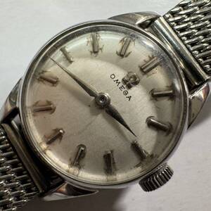 OMEGA オメガ 2510 61 Cal.244 手巻き レディース 腕時計 ステンレスベルト　6010 ラグ幅10mm vintage 動品 P-1