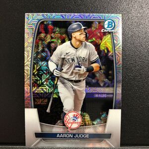 Aaron Judge 2023 Topps Bowman Mega Box #59 Chrome Mojo Refractor Yankees