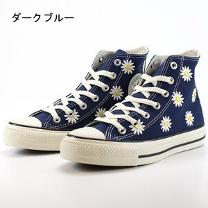 コンバース オールスター (R) デイジーフラワー HI 3131123 D.BLU ALL STAR (R) DAISYFLOWER HI 韓国 スニーカー 可愛い 花柄 靴 22.5cm