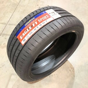 保管袋付 (IK259.7.1) 送料無料 [1本] GOODYEAR EAGLE F1 SPORT FP　245/40R18 93Y 2020年以降製造 室内保管 245/40/18 夏タイヤ