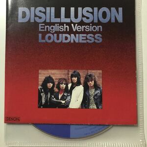 ラウドネス ★ DISILLUSION 英語バージョン　★ケース無し特価