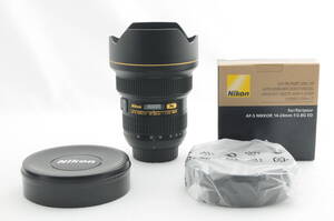 【新品同様 超美品】NIKON ニコン AF-S NIKKOR 14-24mm F2.8 G スペア新品フード付き！ 外観光学共に新品同様！ カビクモリ皆無！ #1011