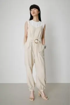 AZUL WAIST BELT ROMPERS/ウエストベルトロンパース