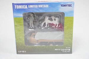 新品 TOMICA トミカリミテッドヴィンテージ TLV 1/64 ダイハツ CO10T 茶 フィギュア付 LV-12d