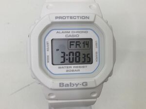 ●営SA923-60-M　【稼働品】 CASIO Baby-G BGD-560 ホワイトカラー レディース 腕時計