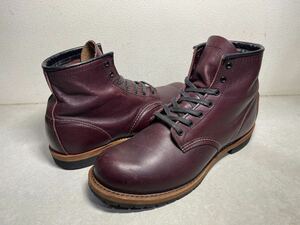 REDWING レッドウィング BECKMAN ベックマン 9011 ブラックチェリー US8 D USED USA製 廃盤