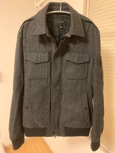 ナノユニバース ウール ブルゾン Pコート フライト ミリタリー ジャケット ラウンジリザード ルードギャラリー プレッジ pretty green M65