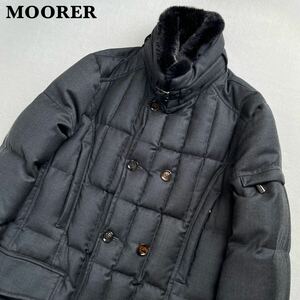 【未使用級】MOORER ムーレー ダウンジャケット SIRO-L 48