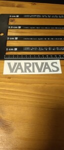 バリバス　VARIVAS　 ステッカー　シルバー　車ステッカー