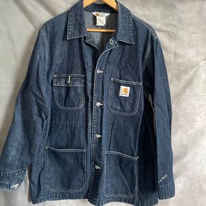 carhartt カバーオール L.S./M.F.T. ラッキーストライクコラボ カーハート デニム チョアコート 