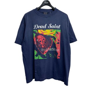 SAINT MICHAEL　24AW DEAD SAINT SS TEE エイジング加工プリントTシャツ SM-YS1-0000-010　8071000143112