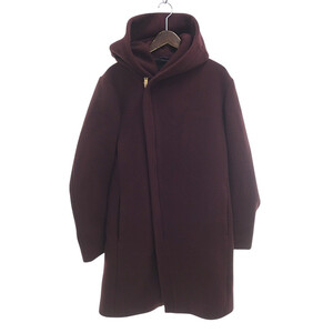 【特別価格】JUN HASHIMOTO 18AW WRAP COAT ウール ラップ コート ボルドー サイズ メンズ5