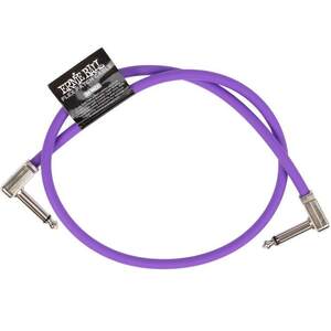 ERNIE BALL 6450 Flex Patch Cables 24 Purple 60cm パッチケーブル〈アーニーボール〉