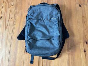 Incase City Backpack ヘザーブラック インケース グレー バックパック リュック USED