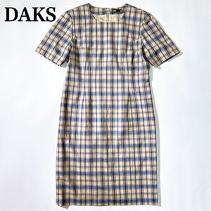 DAKS ダックス ワンピース チェック 11 L レディース C12515-86