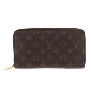 【最終値下げ】【中古】【RI】LOUIS VUITTON ルイヴィトン 財布 長財布(小銭入有) M62581 Brown PVC ジッピー・オーガナイザー