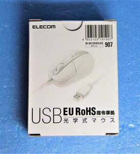 ELECOM(エレコム)　ＥＵＲｏＨＳ指令準拠ＵＳＢ光学式マウスコンパクトサイズ　M-M1URWH/RS　950608BL-323C