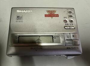 ★動作未確認 ジャンク品 SHARP シャープ MD-MS100 ポータブルMDレコーダー★