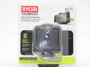 L 12-7 未開封品 RYOBI リョービ スマートフォン用 赤外線放射温度計 ES2000 非接触 赤外線温度計 温度計