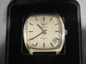 ロンジン LONGINES フラッグシップ HF メンズ スクエア デイト T-A01