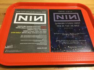 ナイン・インチ・ネイルズ来日公演チラシ2種 Nine Inch Nails☆即決 トレント・レズナー 2007年来日公演 2014年来日公演 JAPAN TOUR