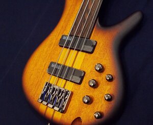 Ibanez SRF700 Brown Burst Flat アイバニーズ フレットレス アクティブ 4弦ベース