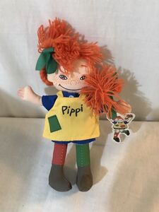 長靴下のピッピ　Pippi ぬいぐるみ　マスコット　タグ付き中古品 #bf-859