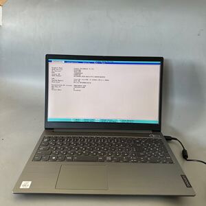 JXJK5654 Lenovo ThinkBook 15-IIL/Core i5-1035G1 1.00GHz/ メモリ:8GB / SSD：無し/カメラ /BIOS確認