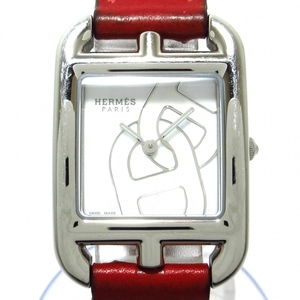 HERMES(エルメス) 腕時計 ケープコッド CC1.310 レディース SS/革ベルト/U刻印/シェーヌダンクル 白