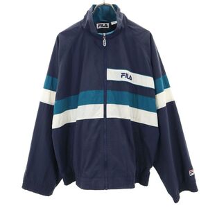 フィラ 90s オールド ナイロンジャケット L ネイビー FILA メンズ