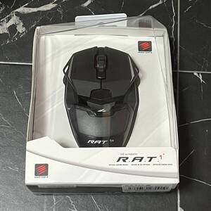 新品・送料無料■マッドキャッツ・Mad Catz■R.A.T1＋ 有線 超軽量ゲーミングマウス 黒 ブラック■MR01MCINBL000-0J