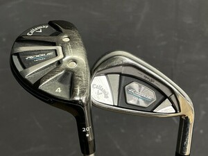 Callaway キャロウェイ ROGUE STAR ハイブリッド 4H アイアン 5番 2本セット ゴルフクラブ Speeder N.S.PRO Zelos7 / 510118