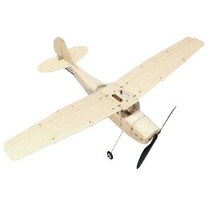 MinimumRC Cessna L-19 460mmウイングスパンバルサウッドレーザーカットRC飛行機キット - KIT+Motor