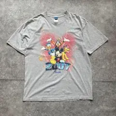 【00s】Disneyディズニーprint T-shirt big size花火