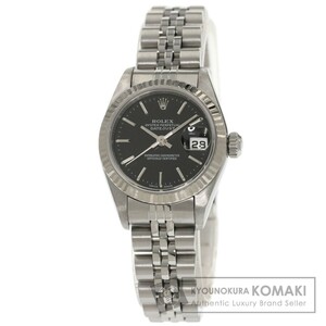 ROLEX ロレックス 79174 デイトジャスト 腕時計 ステンレススチール SS K18WG レディース 中古